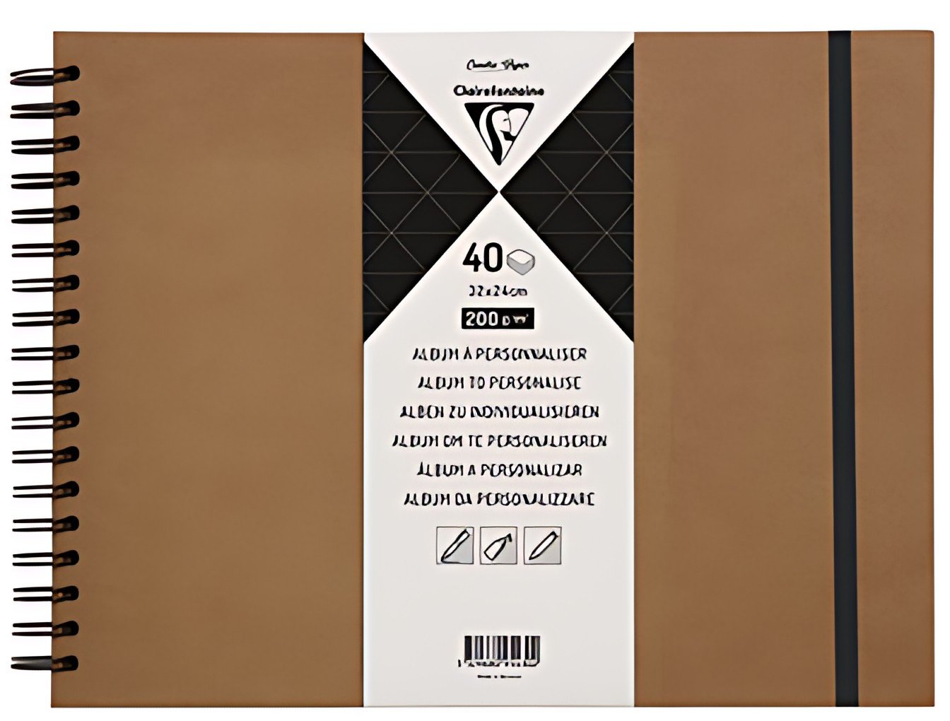 Pollen by Clairefontaine Carnet kraft 210 x 160 mm