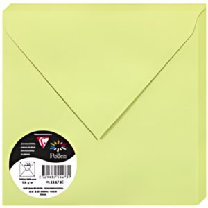 Pollen by Clairefontaine Enveloppes 165 mm, vert bourgeon