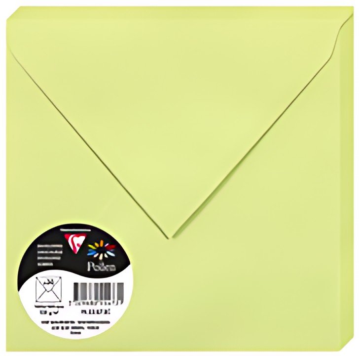 Pollen by Clairefontaine Enveloppes 165 mm, vert bourgeon