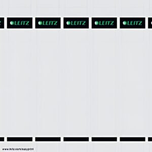 LEITZ Etiquette bristol pour dos de classeur, 31 x 190 mm