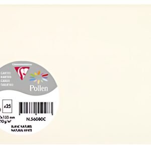 Pollen by Clairefontaine Carte C6, blanc naturel