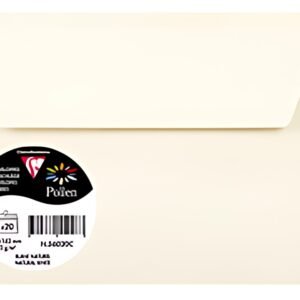Pollen by Clairefontaine Enveloppes C6, blanc naturel