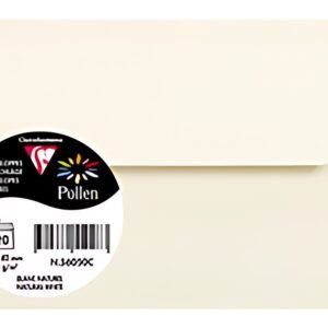 Pollen by Clairefontaine Enveloppes 90x140 mm, blanc naturel