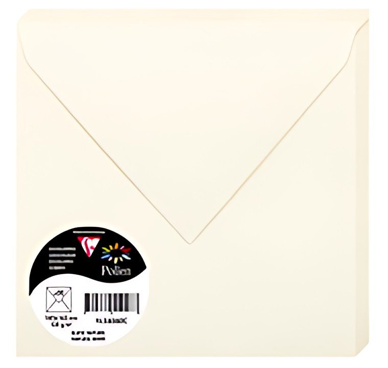Pollen by Clairefontaine Enveloppes 165 mm, blanc naturel