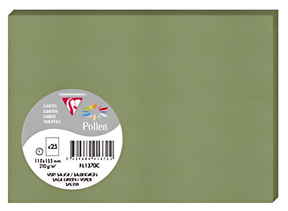 Pollen by Clairefontaine Carte C6, vert sauge