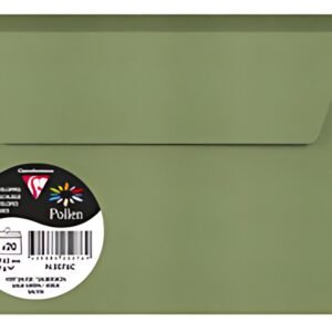 Pollen by Clairefontaine Enveloppes C6, vert sauge