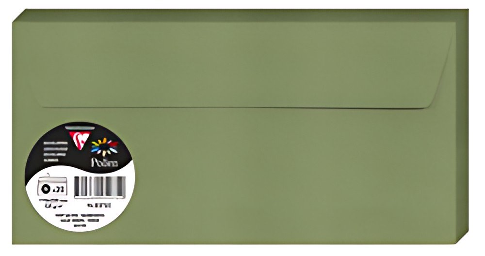 Pollen by Clairefontaine Enveloppes DL, vert sauge