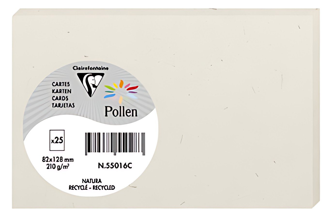 Pollen by Clairefontaine Carte 82 x 128 mm, Natura
