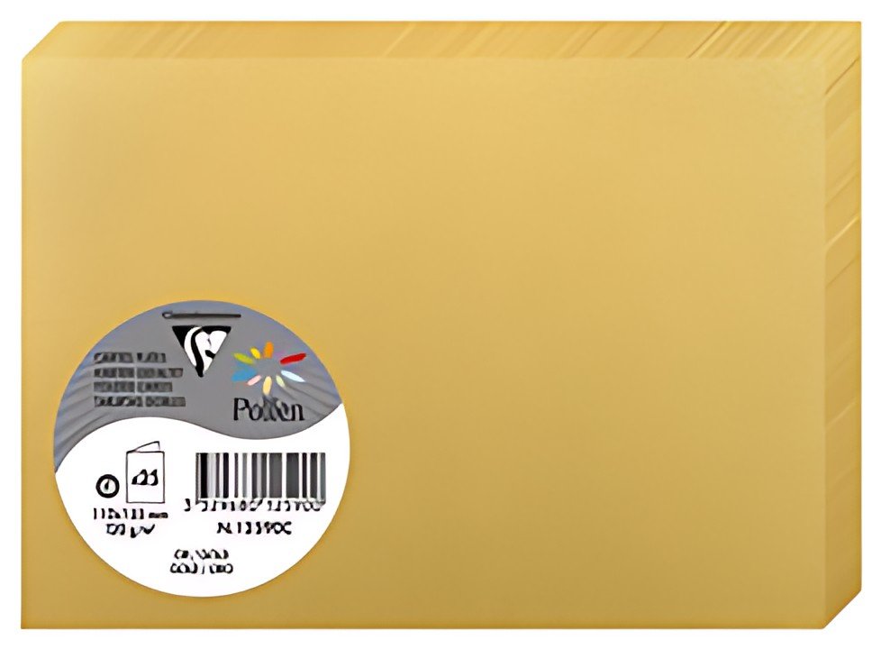 Pollen by Clairefontaine Carte double C6, or