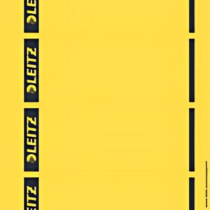 LEITZ Etiquette pour dos de classeur, 61 x 192 mm, jaune