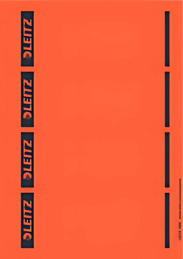 LEITZ Etiquette pour dos de classeur, 61 x 192 mm, rouge