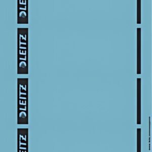 LEITZ Etiquette pour dos de classeur, 61 x 192 mm, bleu