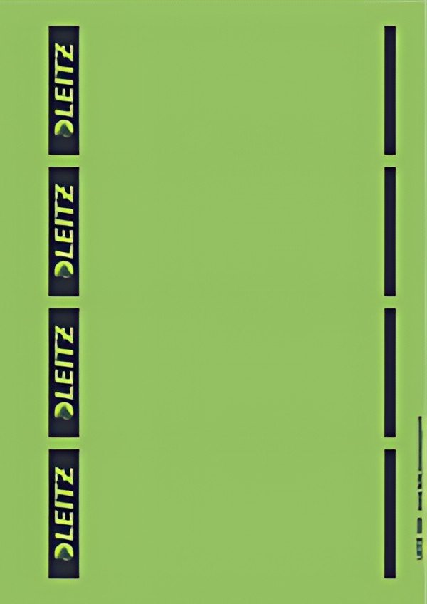 LEITZ Etiquette pour dos de classeur, 61 x 192 mm, vert
