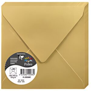 Pollen by Clairefontaine Enveloppes 140 mm, or