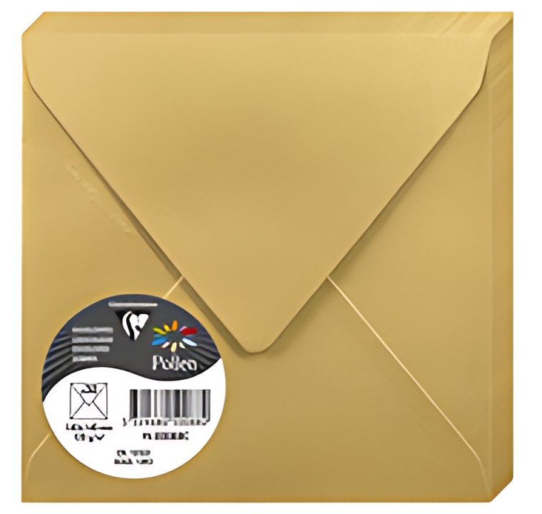 Pollen by Clairefontaine Enveloppes 140 mm, or