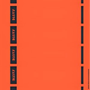 LEITZ Etiquette pour dos de classeur, 39 x 192 mm, rouge