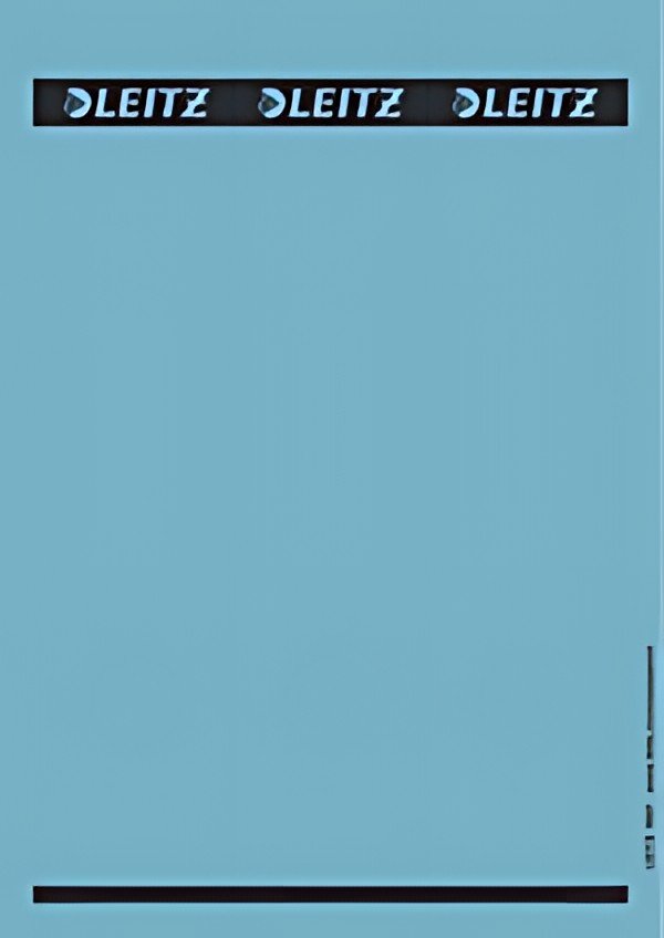 LEITZ Etiquette pour dos de classeur, 61 x 285 mm, bleu