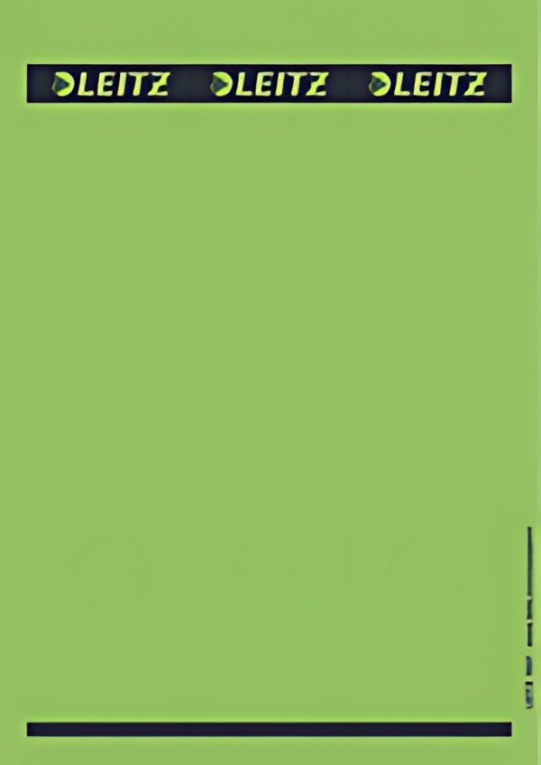 LEITZ Etiquette pour dos de classeur, 61 x 285 mm, vert