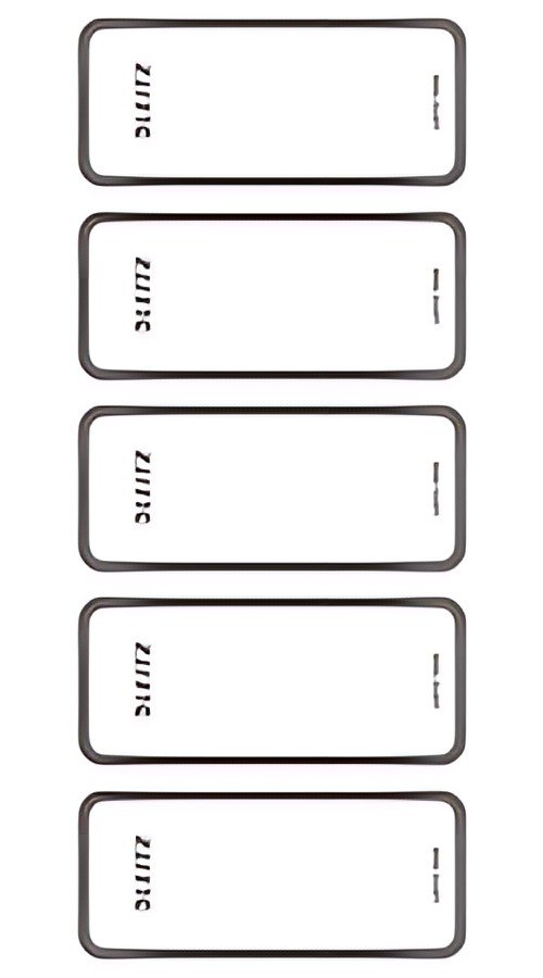 LEITZ Etiquette pour dos de classeur, 36 x 111 mm, court
