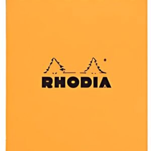 RHODIA Bloc spiralé No. 11, format A7, quadrillé 5x5, orange