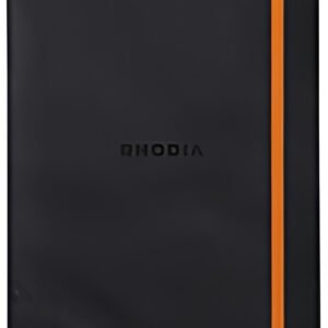 RHODIA Carnet souple RHODIARAMA, A6, ligné, noir
