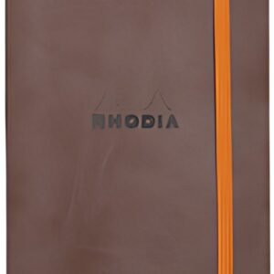 RHODIA Carnet souple RHODIARAMA, A6, ligné, chocolat