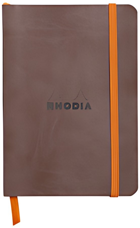 RHODIA Carnet souple RHODIARAMA, A6, ligné, chocolat