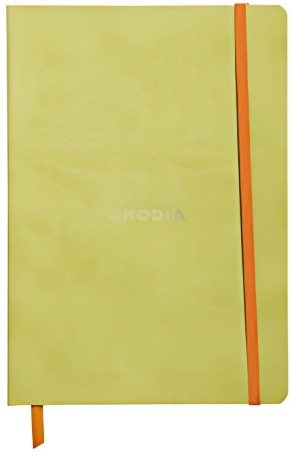 RHODIA Carnet souple RHODIARAMA, A6, ligné, anis