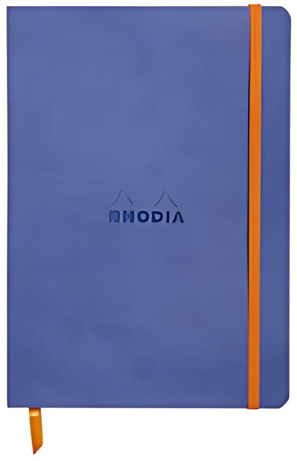 RHODIA Carnet souple RHODIARAMA, A6, ligné, bleu saphir