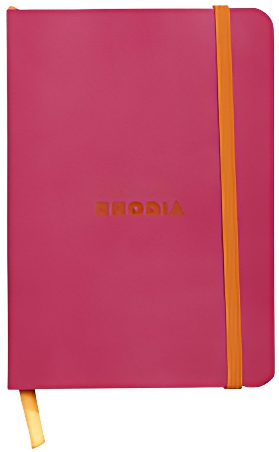 RHODIA Carnet souple RHODIARAMA, A6, ligné, framboise