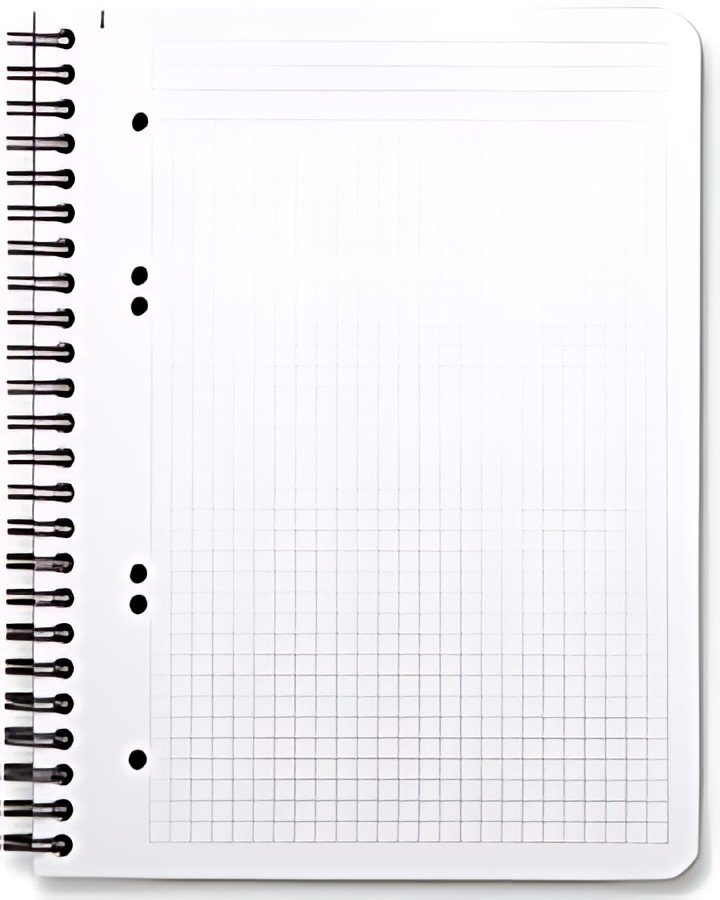 RHODIA Cahier à spirale "Note Book", A5, quadrillé 5x5, noir