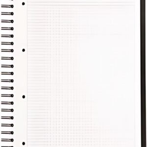 RHODIA Cahier à spirale "Pro Book", A4+, quadrillé, noir
