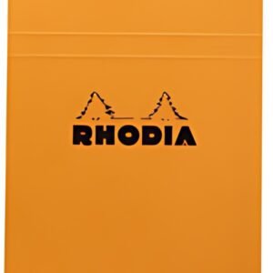 RHODIA Bloc agrafé No.14, 110 x 170 mm, quadrillé 5x5 orange