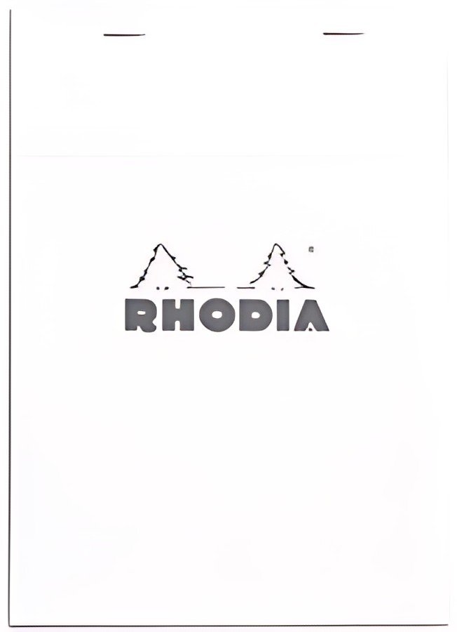 RHODIA Bloc agrafé No. 16, format A5, quadrillé 5x5, blanc