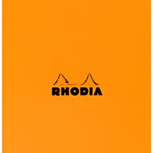 RHODIA Bloc spiralé No. 18, format A4, quadrillé 5x5, orange