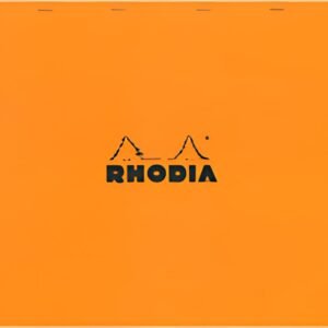 RHODIA Bloc agrafé No. 38, format A3+, quadrillé 5x5, orange