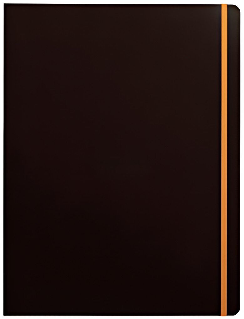 RHODIA Carnet de notes RHODIARAMA, A4+, ligné, noir