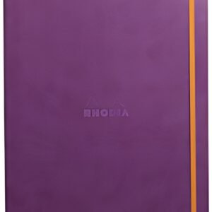 RHODIA Carnet de notes RHODIARAMA, A4+, ligné, violet