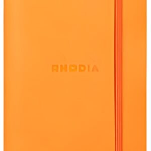 RHODIA Carnet souple RHODIARAMA, A6, ligné, orange