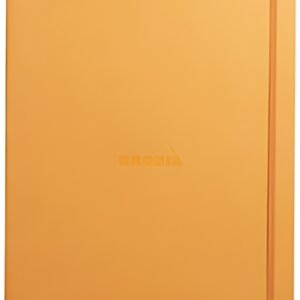 RHODIA Carnet de notes RHODIARAMA, A4+, ligné, orange