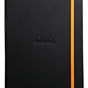 RHODIA Carnet rigide RHODIARAMA, A5, ligné, noir
