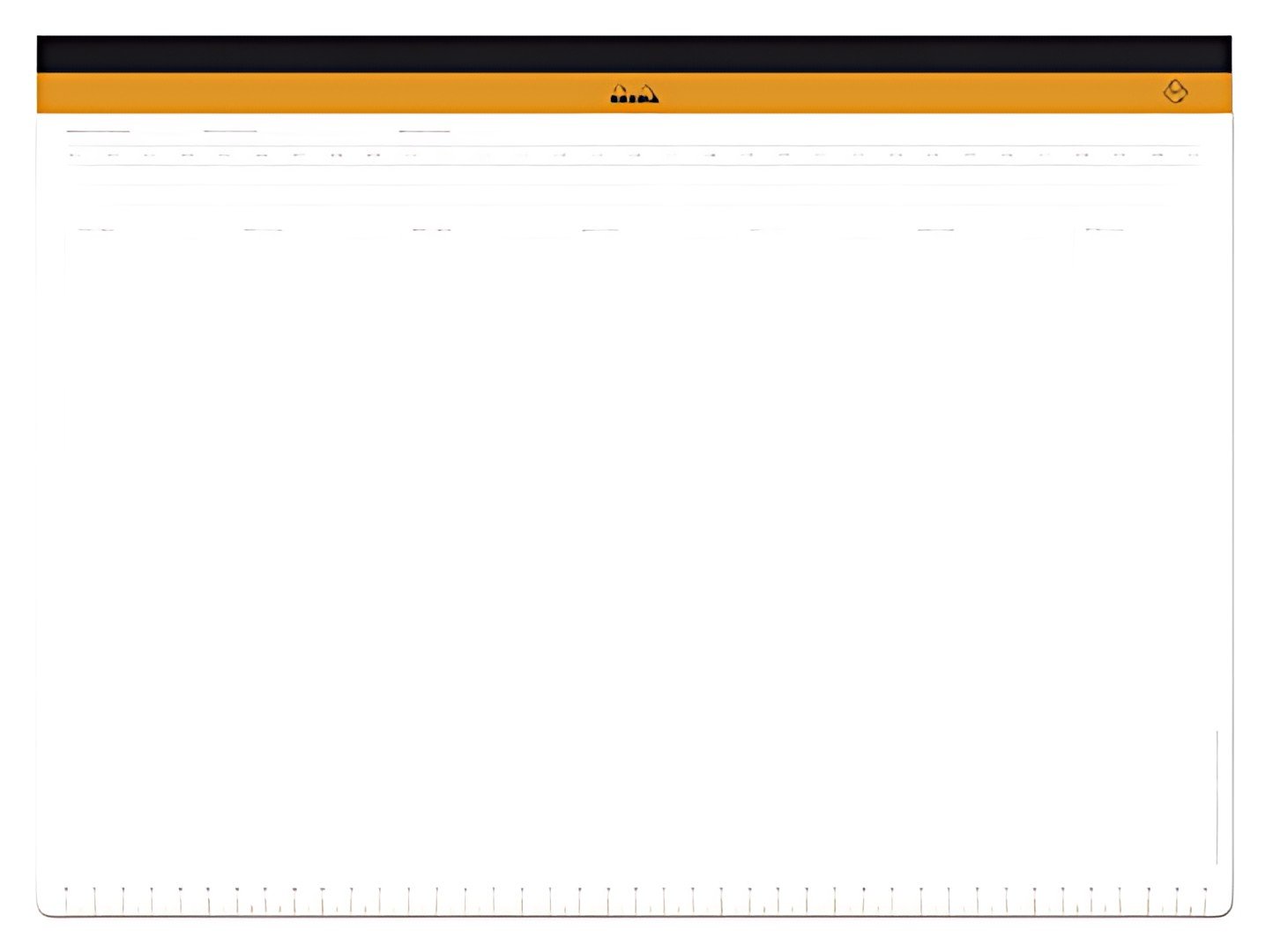 RHODIA Sous-main semainier non daté RHODIATIME, A4+