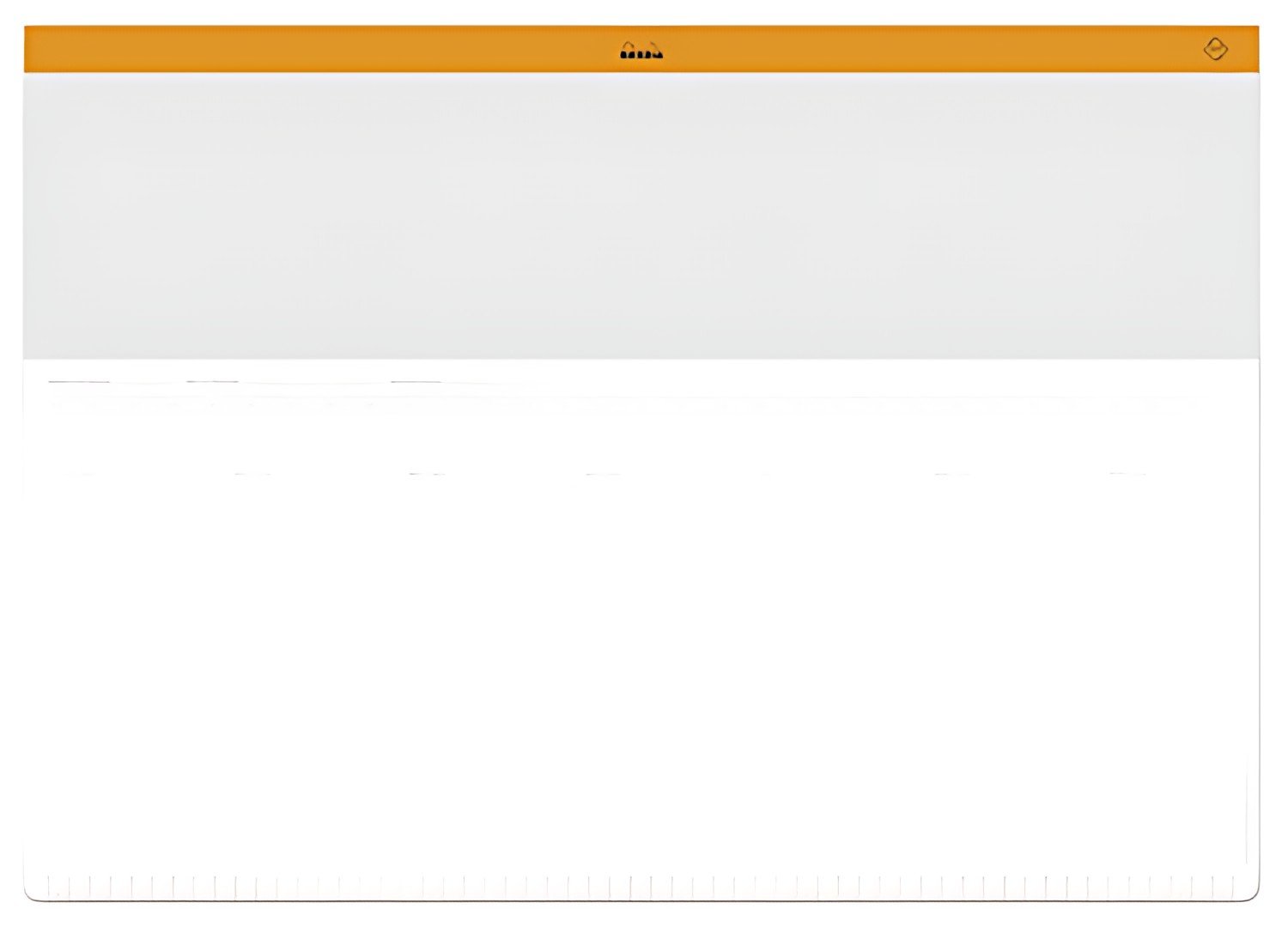 RHODIA Sous-main semainier non daté RHODIATIME, A2