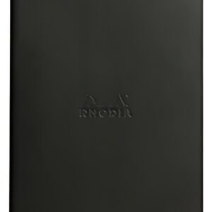 RHODIA Carnet piqûre textile RHODIARAMA, A5, ligné, noir