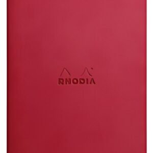 RHODIA Carnet piqûre textile RHODIARAMA, A5, ligné