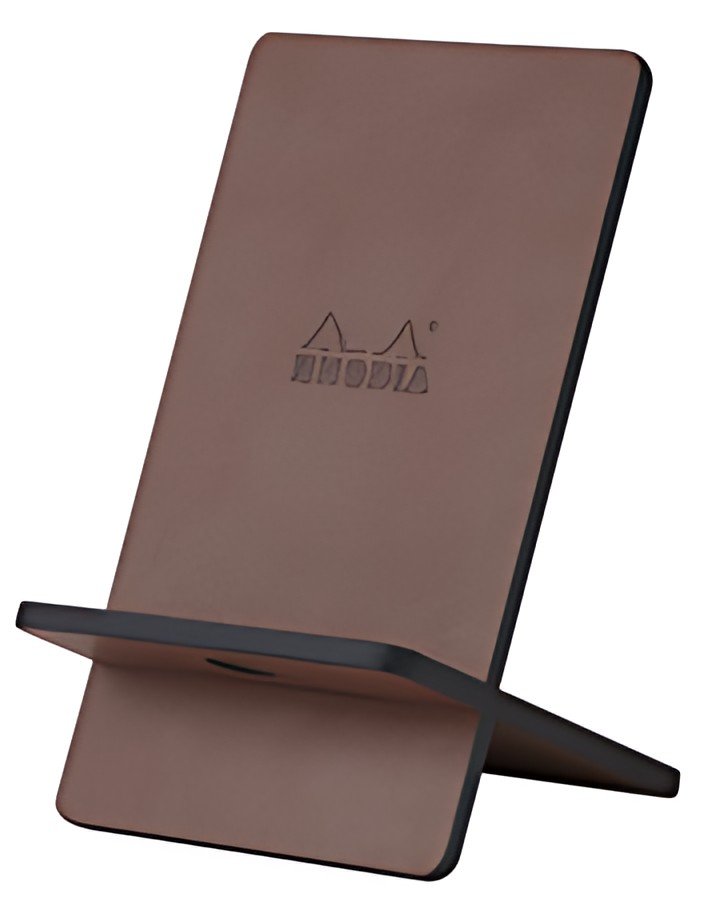 RHODIA Support pour téléphone mobile RHODIACTIVE, chocolat