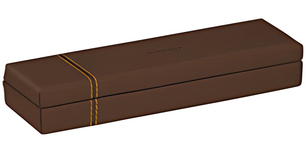 RHODIA Plumier, en simili cuir, bronze