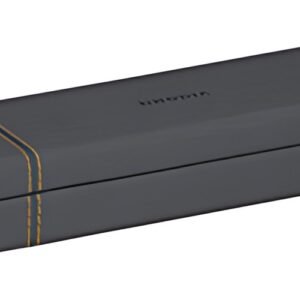 RHODIA Plumier, en simili cuir, titane