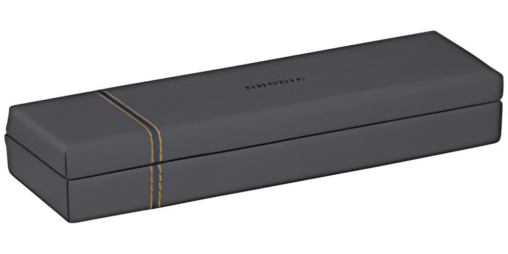 RHODIA Plumier, en simili cuir, titane