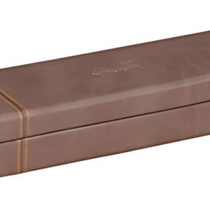 RHODIA Plumier, en simili cuir, chocolat